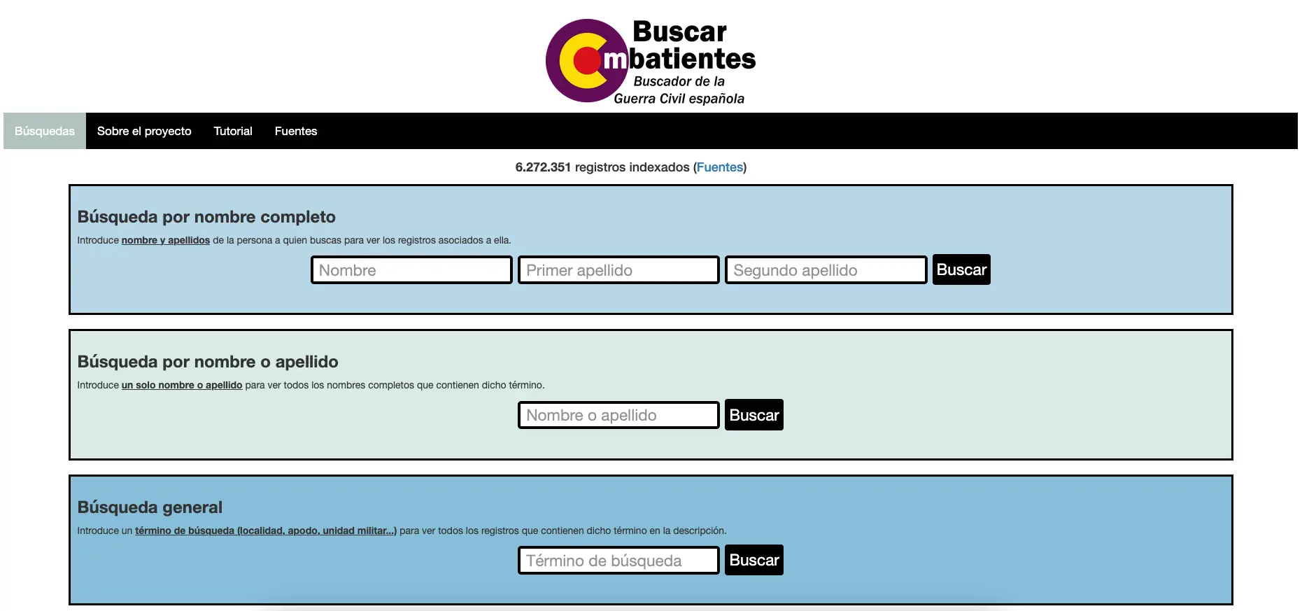 Buscar combatientes preview